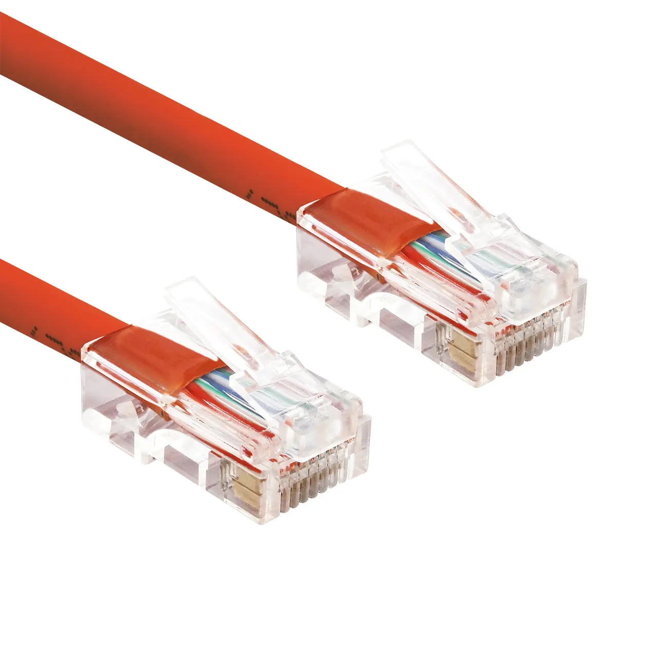 Non Booted RJ45 Cat5e Ethernet Network Patch Cable Gold Plated UTP(1-15ft)